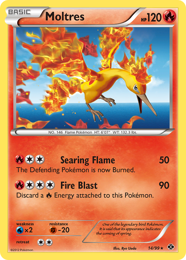 Moltres (14/99) [Black & White: Next Destinies] | Good Games Adelaide SA