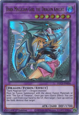 Dark Magician Girl the Dragon Knight (Alternate Art) (Purple) [DLCS-EN006] Ultra Rare | Good Games Adelaide SA