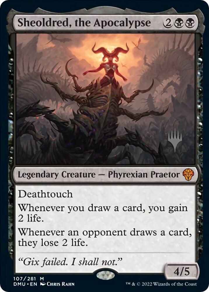 Sheoldred the Apocalypse 107 (Promo Pack: Dominaria United)  - Foil | Good Games Adelaide SA