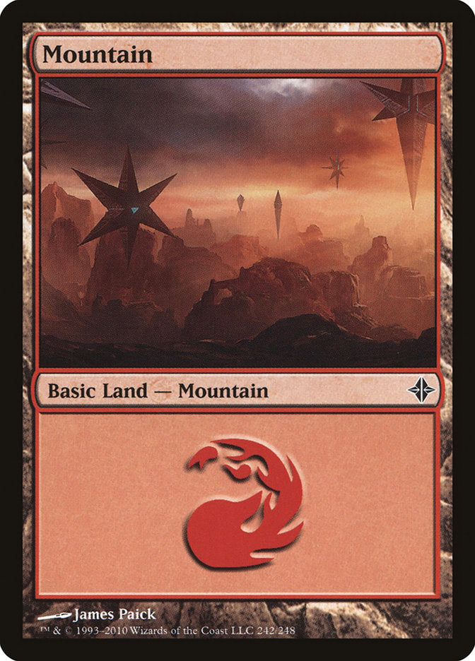 Mountain (242) [Rise of the Eldrazi] | Good Games Adelaide SA