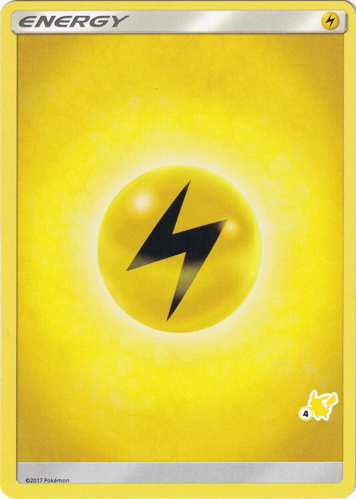 Lightning Energy 4 Pikachu Stamped  (Battle Academy)  | Good Games Adelaide SA