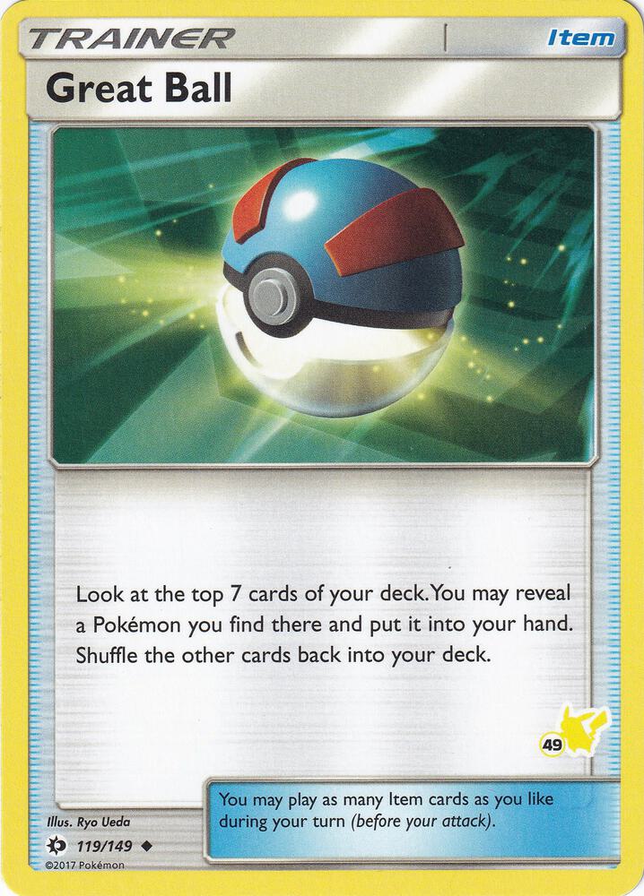 Great Ball 119 149 49 Pikachu Stamped 119/149 (Battle Academy)  | Good Games Adelaide SA