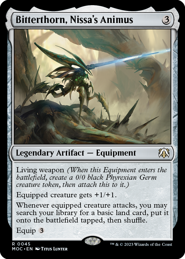 Bitterthorn, Nissa's Animus [March of the Machine Commander] | Good Games Adelaide SA