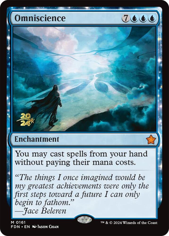 Omniscience FDN 161 (Prerelease Cards)  - Foil | Good Games Adelaide SA