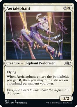 Aerialephant Galaxy Foil 288 (Unfinity)  - Foil | Good Games Adelaide SA