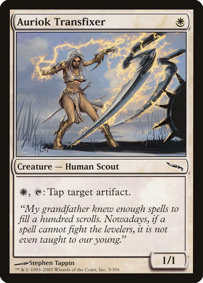 Auriok Transfixer 5 (Mirrodin)  - Foil | Good Games Adelaide SA
