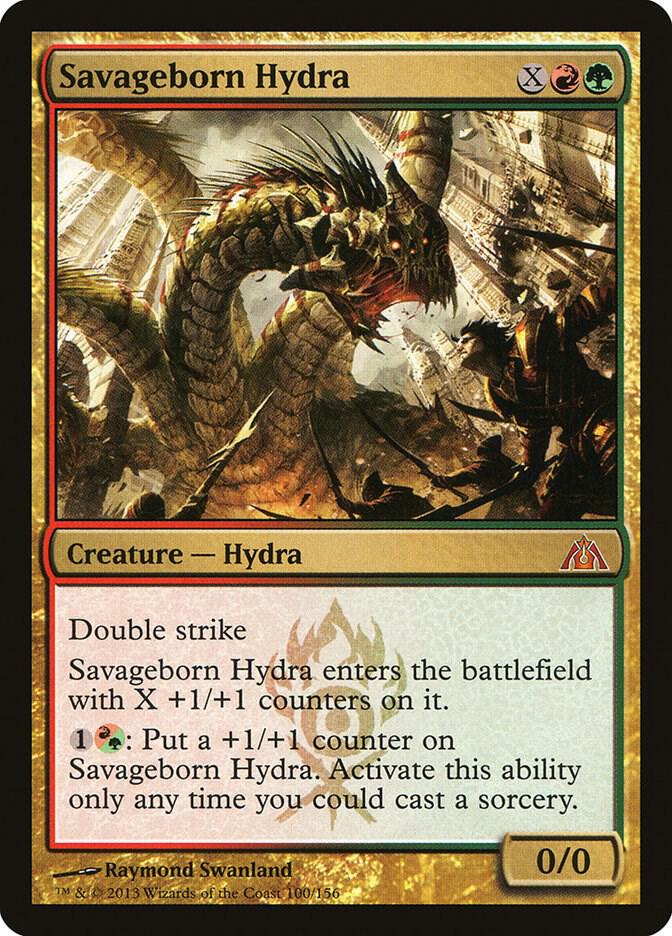 Savageborn Hydra 100 (Dragon's Maze)  - Foil | Good Games Adelaide SA