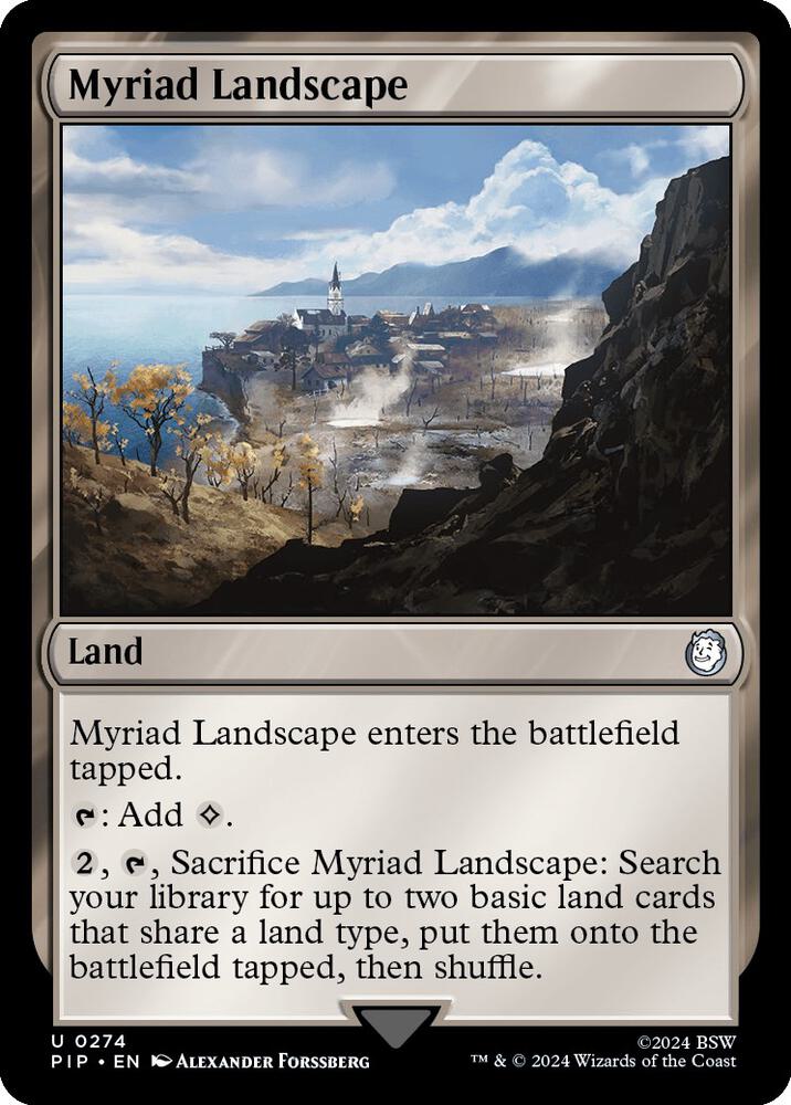 Myriad Landscape 274 (Universes Beyond: Fallout)  - Foil | Good Games Adelaide SA