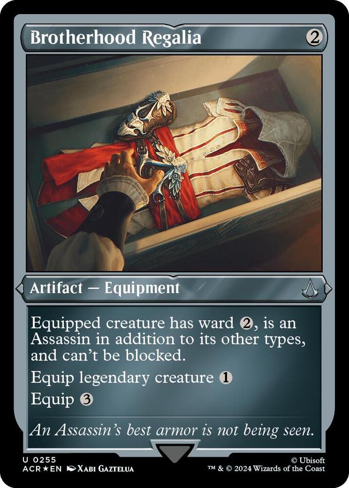 Brotherhood Regalia 255 (Universes Beyond: Assassin's Creed)  - Foil | Good Games Adelaide SA
