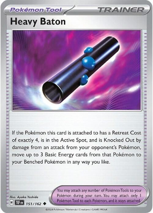 Heavy Baton 151/162 (SV05: Temporal Forces)  - Reverse Holofoil | Good Games Adelaide SA