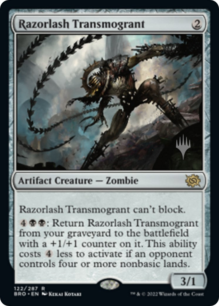 Razorlash Transmogrant (Promo Pack) [The Brothers' War Promos] | Good Games Adelaide SA