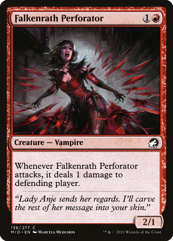 Falkenrath Perforator 136 (Innistrad: Midnight Hunt)  | Good Games Adelaide SA