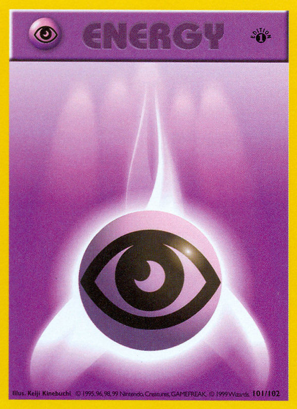 Psychic Energy (101/102) (Shadowless) [Base Set 1st Edition] | Good Games Adelaide SA