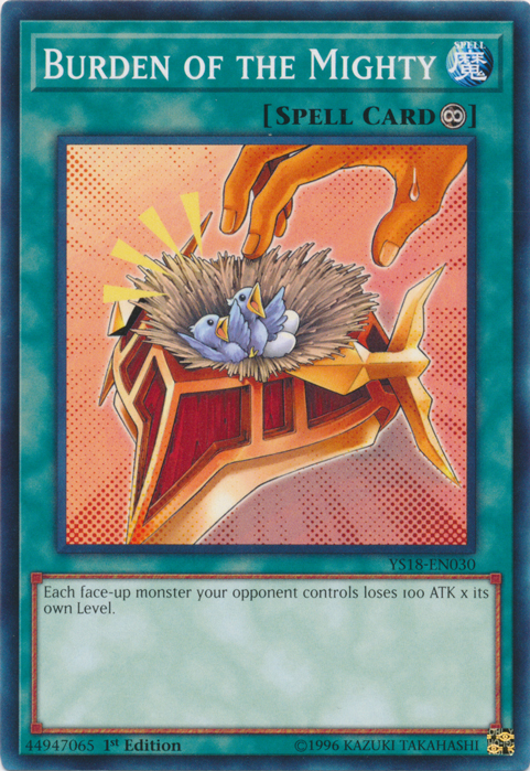 Burden of the Mighty [YS18-EN030] Common | Good Games Adelaide SA