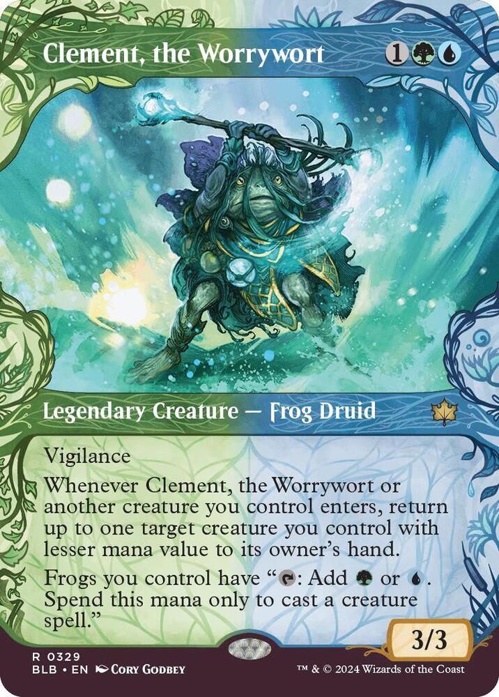 Clement the Worrywort 329 (Bloomburrow)  - Foil | Good Games Adelaide SA
