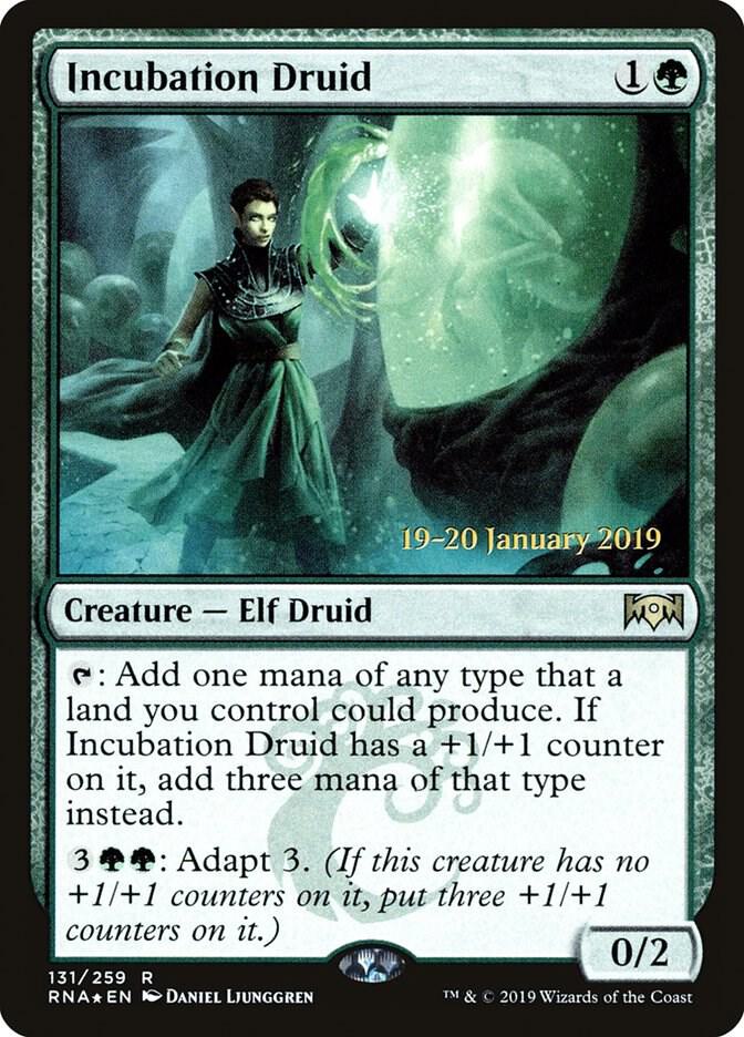 Incubation Druid 131 (Prerelease Cards)  - Foil | Good Games Adelaide SA