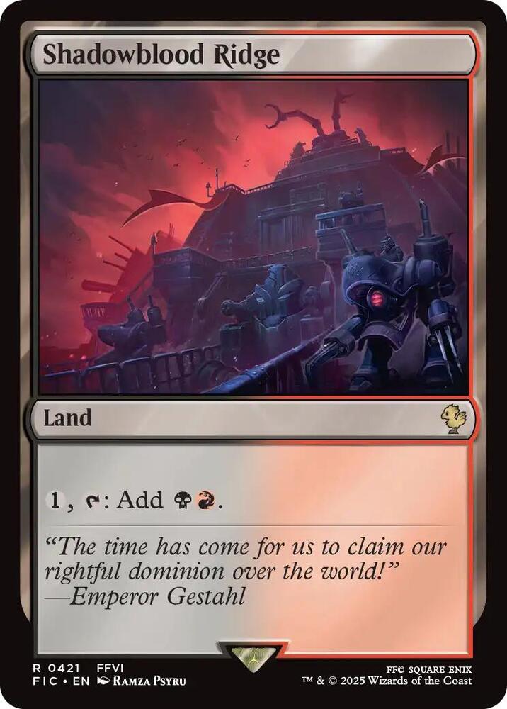 Shadowblood Ridge 421 (Commander: FINAL FANTASY)  - Foil | Good Games Adelaide SA