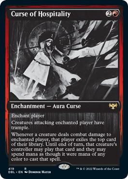 Curse of Hospitality 419 (Innistrad: Double Feature)  - Foil | Good Games Adelaide SA