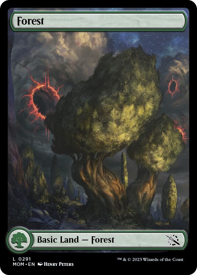Forest 291 (March of the Machine)  - Full Art Foil | Good Games Adelaide SA