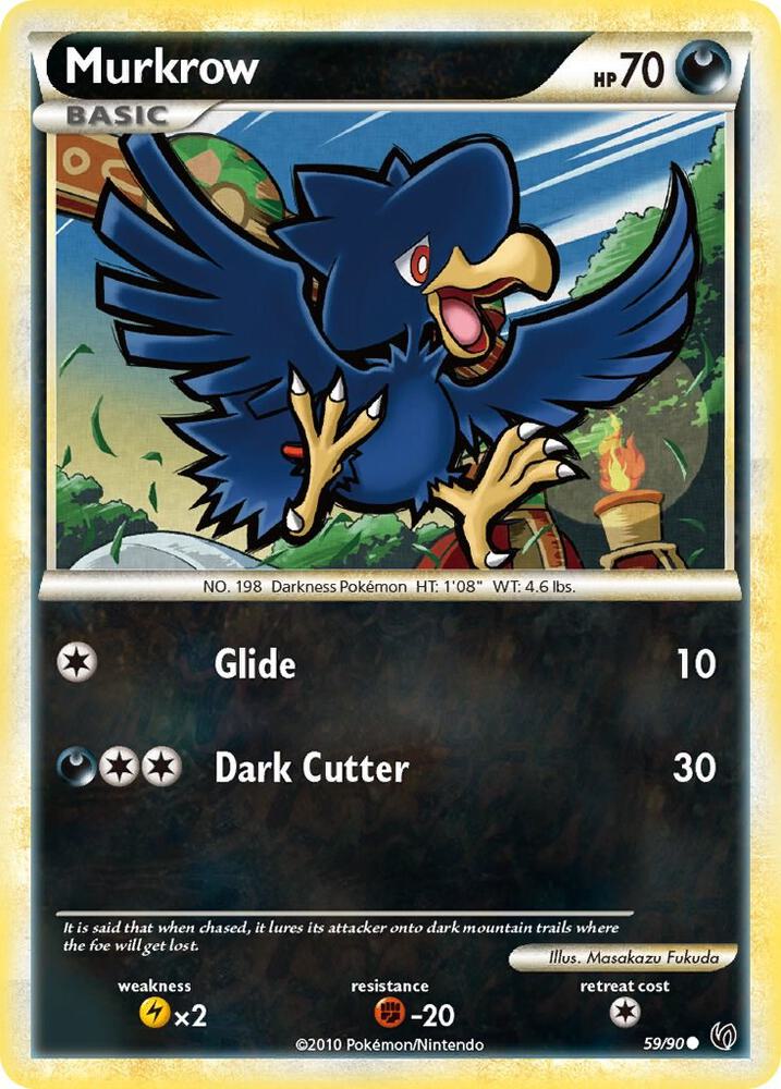Murkrow 59/90 (Undaunted)  - Reverse Holofoil | Good Games Adelaide SA