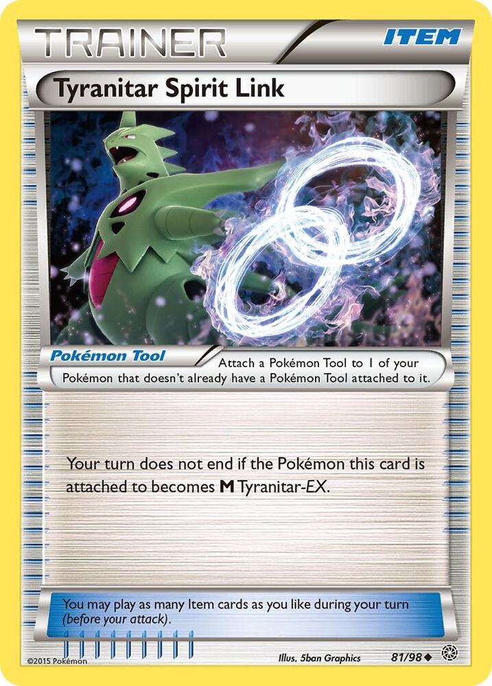 Tyranitar Spirit Link 81/98 (XY - Ancient Origins)  | Good Games Adelaide SA