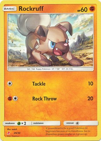 Rockruff (29/30) [Sun & Moon: Trainer Kit - Lycanroc] | Good Games Adelaide SA