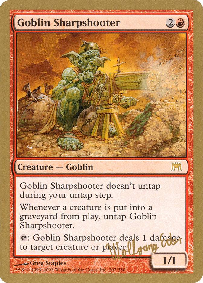 Goblin Sharpshooter (Wolfgang Eder) [World Championship Decks 2003] | Good Games Adelaide SA