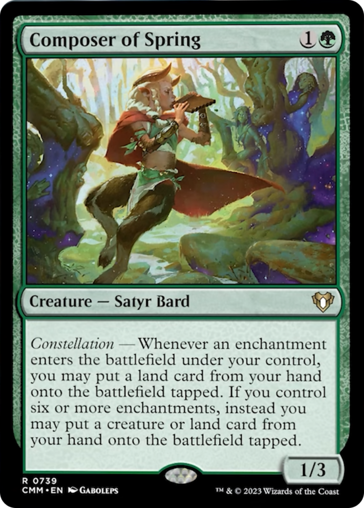 Composer of Spring [Commander Masters] | Good Games Adelaide SA