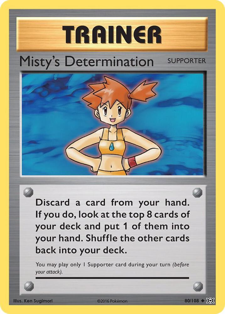 Misty's Determination 80/108 (XY - Evolutions)  | Good Games Adelaide SA