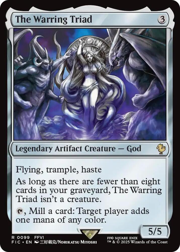 The Warring Triad Surge Foil 99 (Commander: FINAL FANTASY)  - Foil | Good Games Adelaide SA