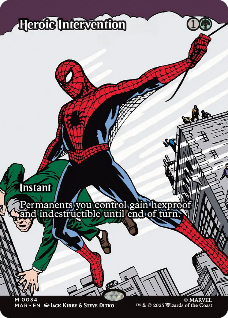 Heroic Intervention (Borderless) [Marvel's Spider-Man: Eternal-Legal] | Good Games Adelaide SA