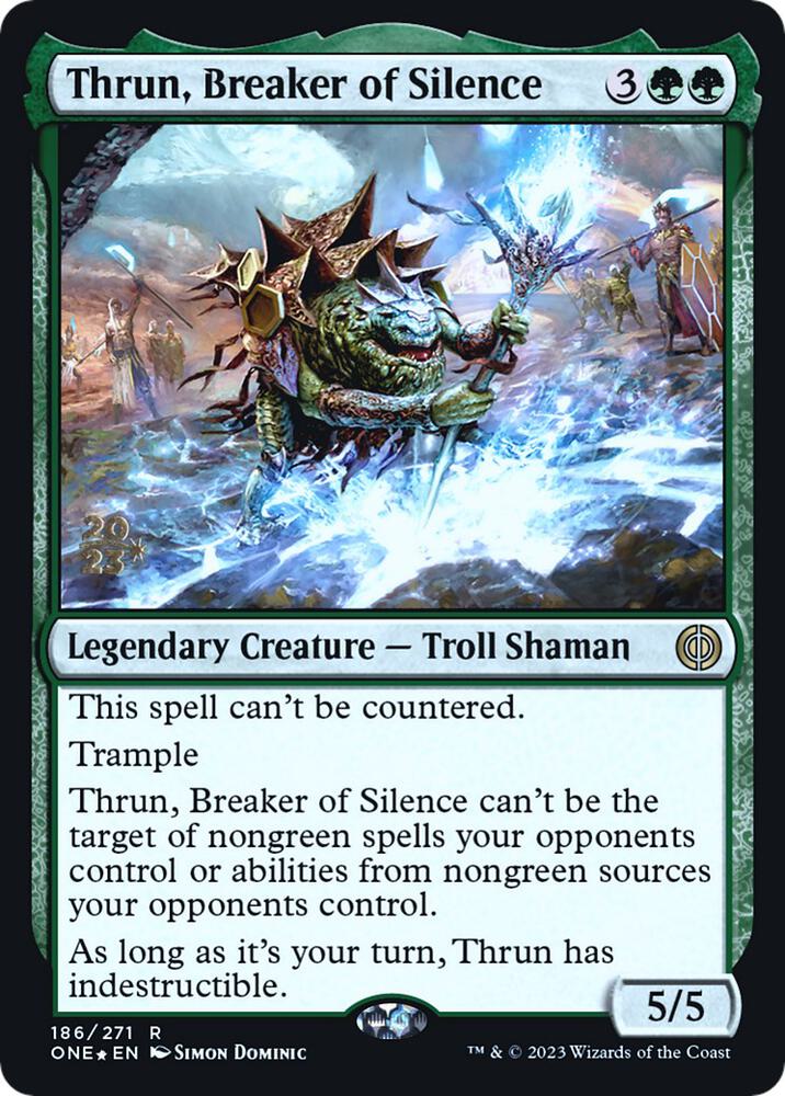 Thrun Breaker of Silence 186 (Prerelease Cards)  - Foil | Good Games Adelaide SA