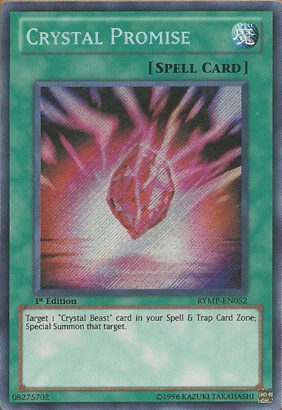 Crystal Promise [RYMP-EN052] Secret Rare | Good Games Adelaide SA
