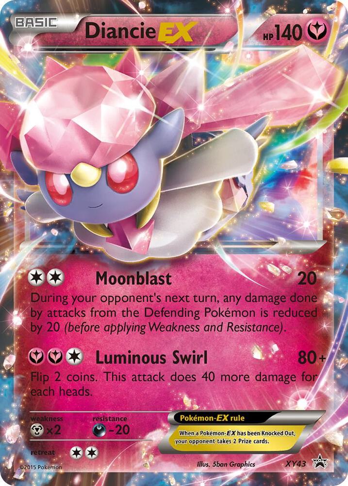 Diancie EX XY43 (XY Promos)  - Holofoil | Good Games Adelaide SA