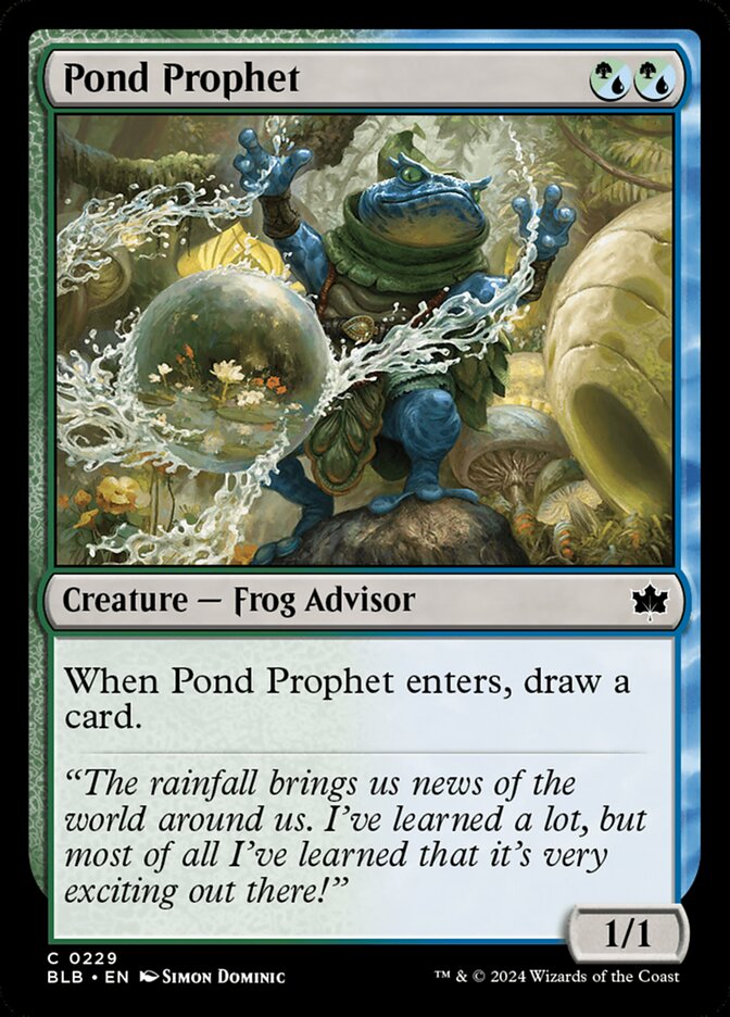 Pond Prophet 229 (Bloomburrow)  | Good Games Adelaide SA