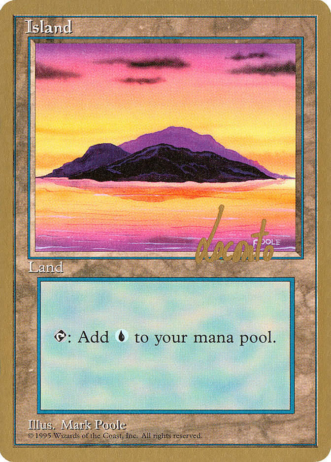 Island (ml368) (Michael Loconto) [Pro Tour Collector Set] | Good Games Adelaide SA