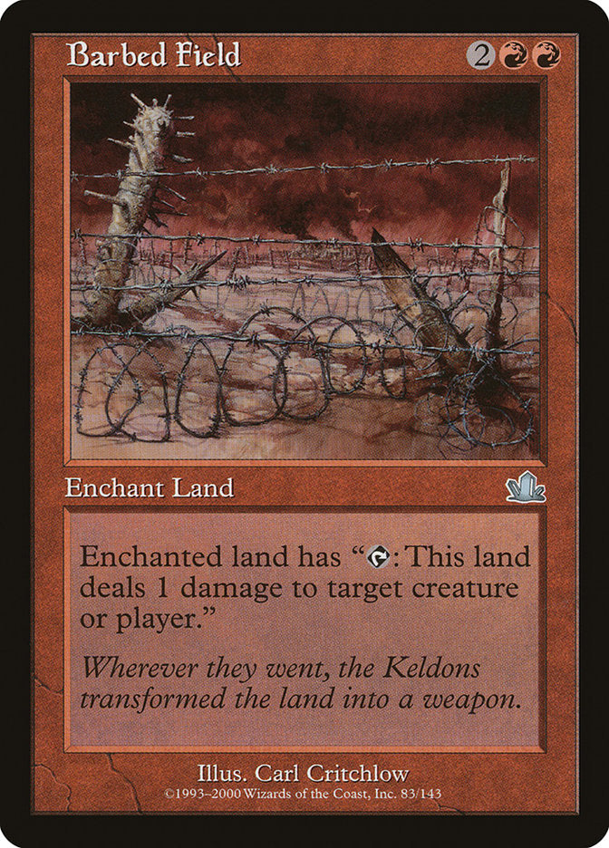 Barbed Field 83 (Prophecy)  - Foil | Good Games Adelaide SA