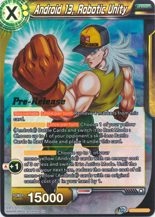 Android 13, Robotic Unity (BT13-094) [Supreme Rivalry Prerelease Promos] | Good Games Adelaide SA