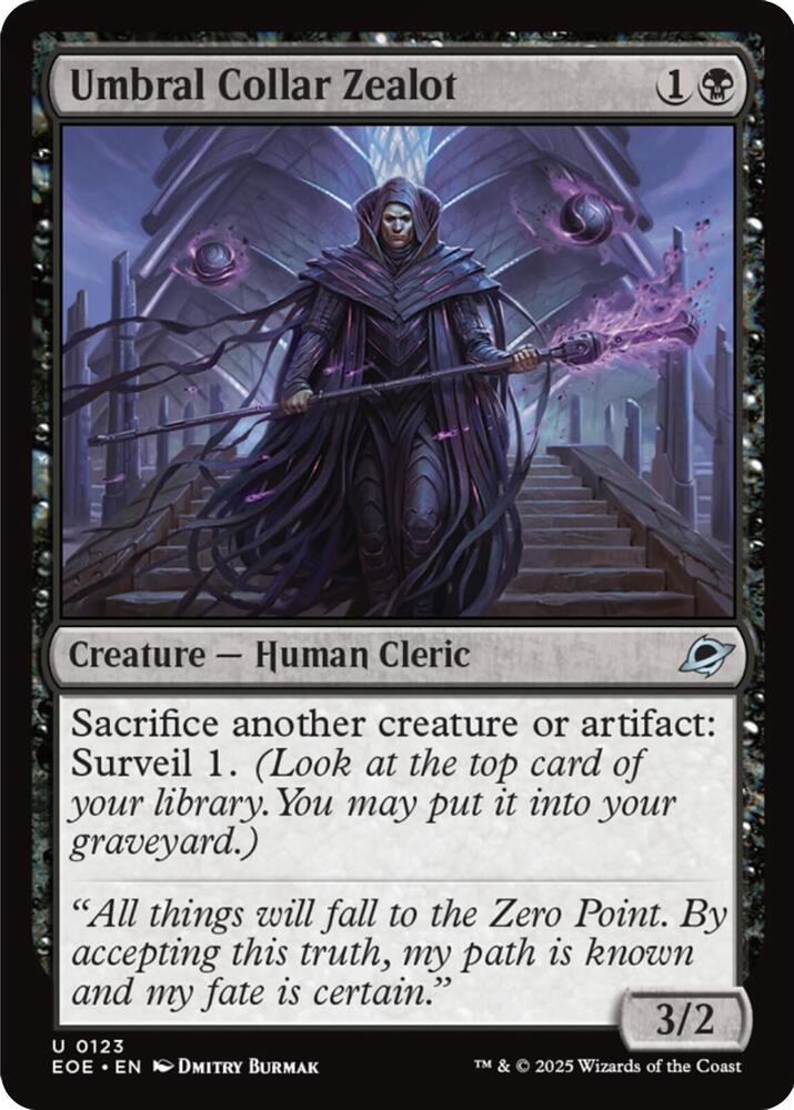 Umbral Collar Zealot 123 (Edge of Eternities)  - Foil | Good Games Adelaide SA