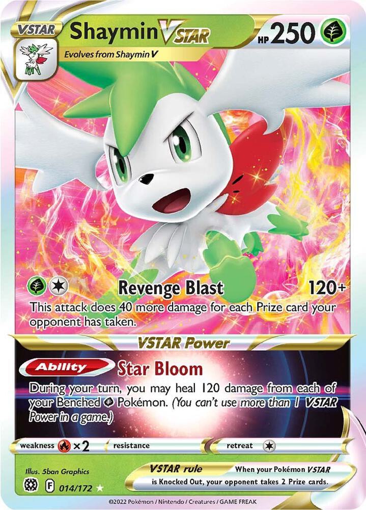 Shaymin VSTAR 014/172 (SWSH09: Brilliant Stars)  - Holofoil | Good Games Adelaide SA