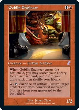 Goblin Engineer 345 (Time Spiral: Remastered)  - Foil | Good Games Adelaide SA