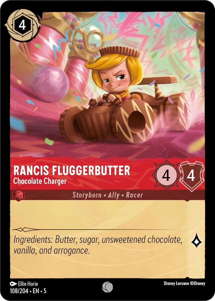 Rancis Fluggerbutter Chocolate Charger 108/204 (Shimmering Skies)  - Cold Foil | Good Games Adelaide SA
