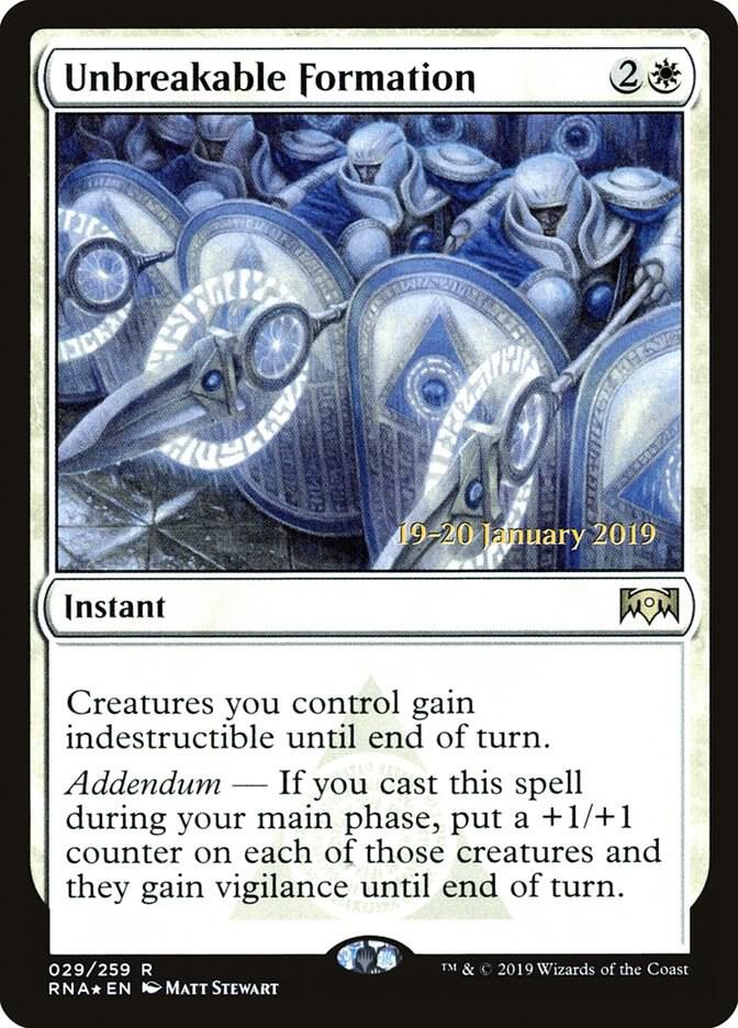 Unbreakable Formation 29 (Prerelease Cards)  - Foil | Good Games Adelaide SA