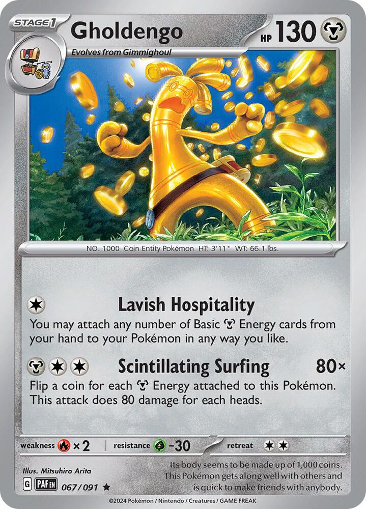 Gholdengo 067/091 (SV: Paldean Fates)  - Holofoil | Good Games Adelaide SA