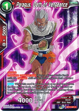 Paragus, Oath of Vengeance [BT11-021] | Good Games Adelaide SA