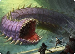 Purple Worm Art Card [Dungeons & Dragons: Adventures in the Forgotten Realms Art Series] | Good Games Adelaide SA