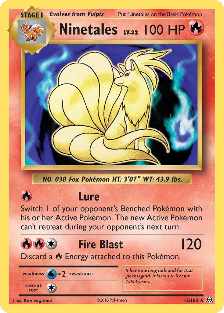 Ninetales (15/108) (Theme Deck Exclusive) [XY: Evolutions] | Good Games Adelaide SA