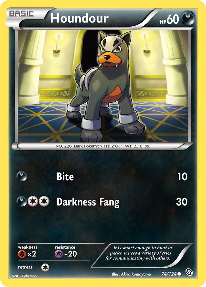 Houndour 74/124 (Dragons Exalted)  | Good Games Adelaide SA