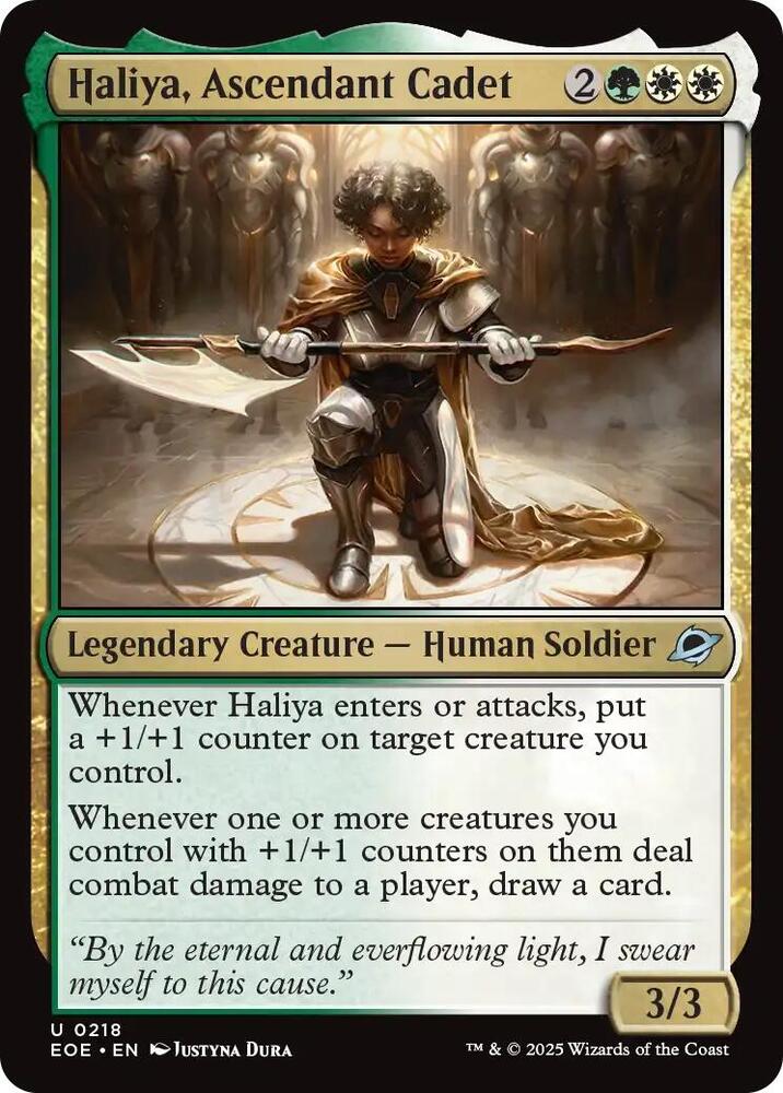 Haliya, Ascendant Cadet 218 (Edge of Eternities)  | Good Games Adelaide SA