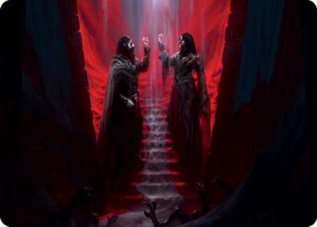 Vampires' Vengeance Art Card [Innistrad: Crimson Vow Art Series] | Good Games Adelaide SA
